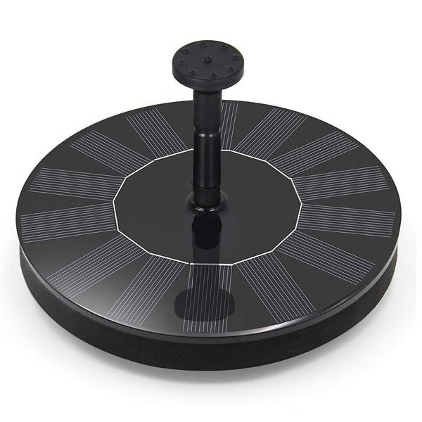 Floating Solar Fountain with Adjustable Nozzles and Quiet Pump, 7-Inch Diameter