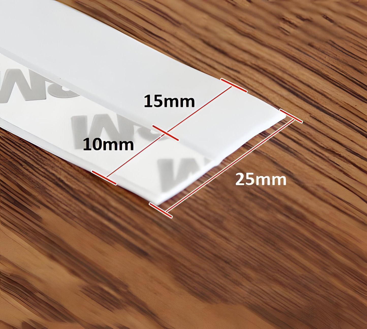 Door Seal Strip with Self-Adhesive Backing and Transparent Flexible Weatherstrip, 5m Length Zolana
