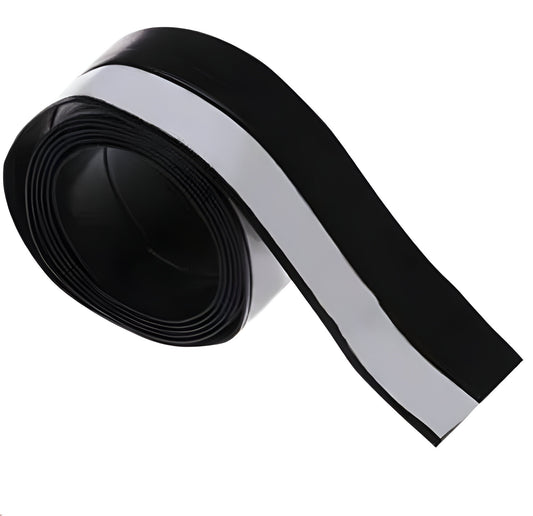 Door Seal Strip with Self-Adhesive Backing and Transparent Flexible Weatherstrip, 5m Length Zolana