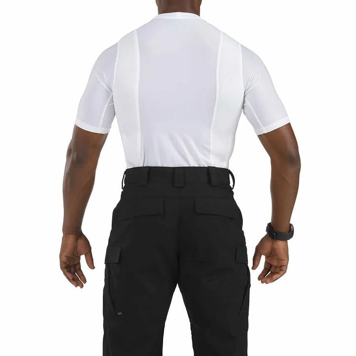 Concealed Carry Shirt with Ambidextrous Dual Holsters and Compression Fit, Low-Profile