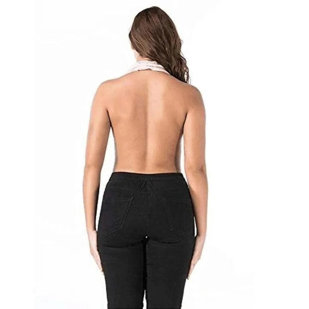 Terry Cloth Bra with Adjustable Back Cord and Wire-Free Support, Moisture-Wicking Fabric
