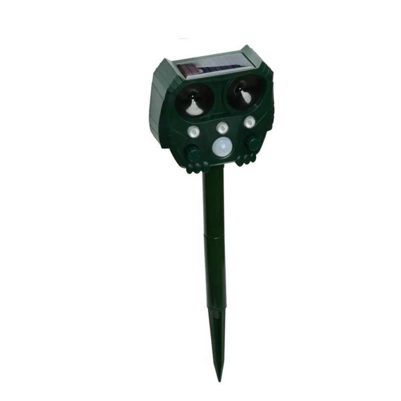 Ultrasonic Animal Repellent with Motion Sensor and Solar Power for Yard, 26 Ft Range