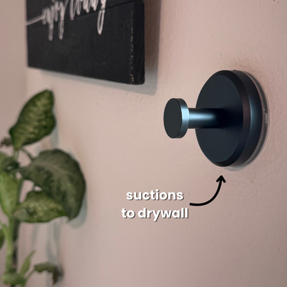 Suction Cup Hooks with No-Tool Lock and 15 Lb Capacity, Set of 4