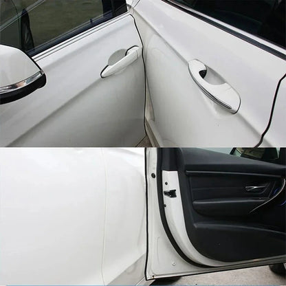 Car Door Edge Protector with U-Shaped Gripping Channel and Heat-Formable Thermoplastic, 16.4-Foot Length Zolana