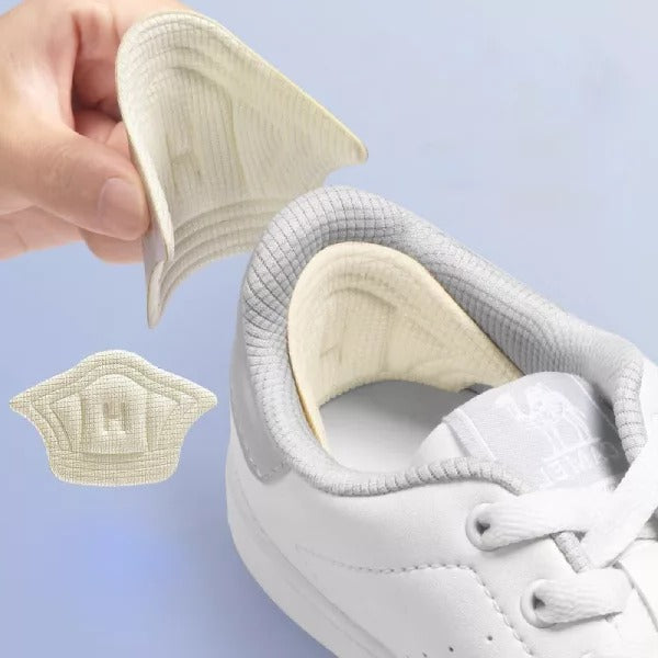 Heel Cushion Inserts with Non-Slip Adhesive and Low-Profile Fit, Neutral Tone