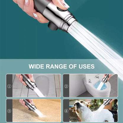 High Pressure Shower Head with 9-Layer Filtration and Push-Button Flow Pause, Water-Saving