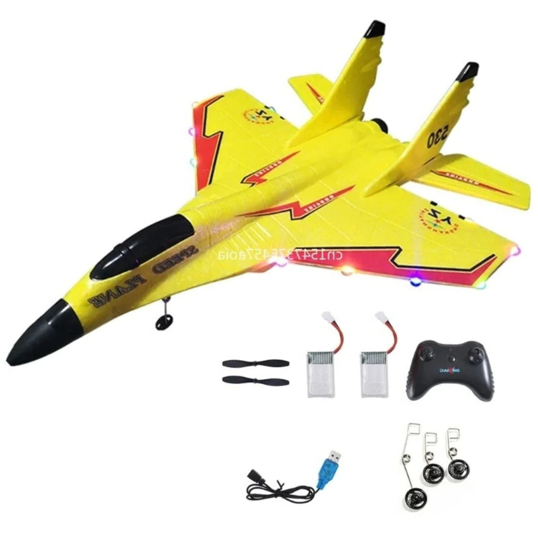 Remote Control Airplane with Durable Frame and Rechargeable Battery, 40cm Wingspan