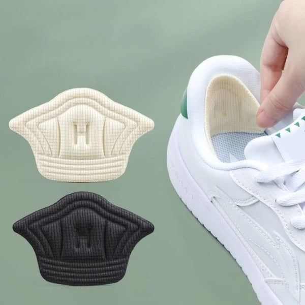 Heel Cushion Inserts with Non-Slip Adhesive and Low-Profile Fit, Neutral Tone