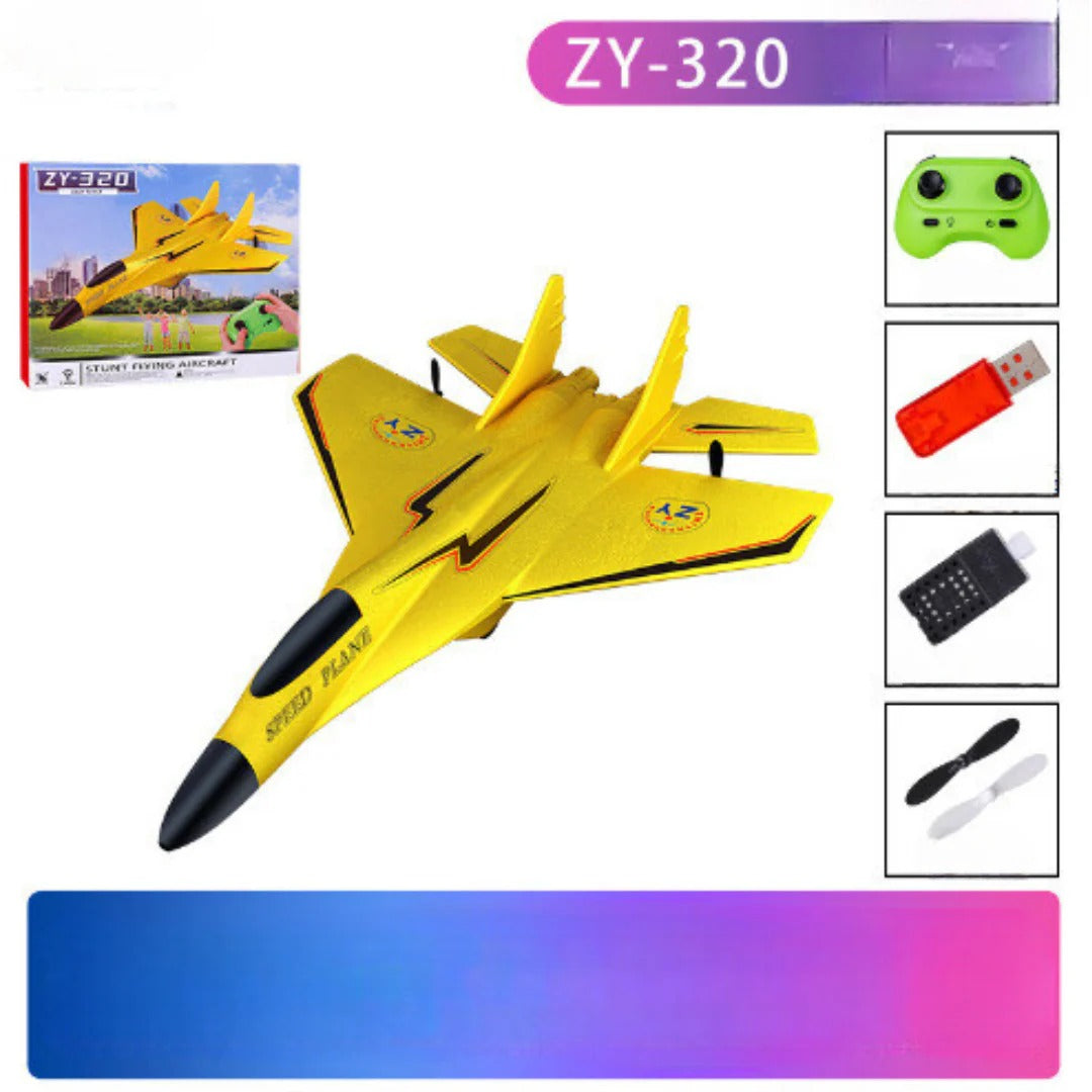 Remote Control Airplane with Shatter-Resistant Body and Stable Flight, USB Rechargeable Zolana