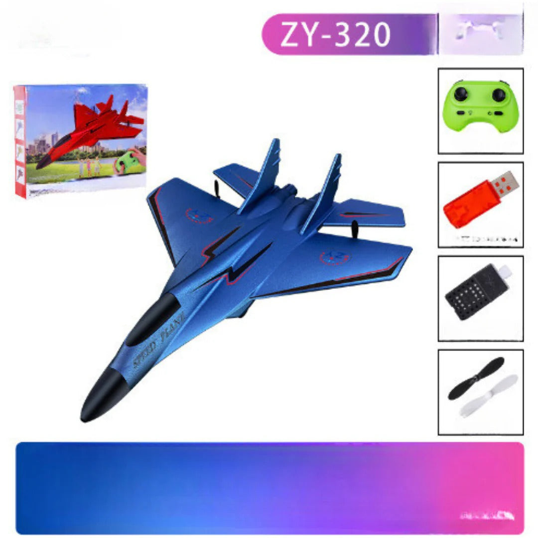 Remote Control Airplane with Shatter-Resistant Body and Stable Flight, USB Rechargeable Zolana
