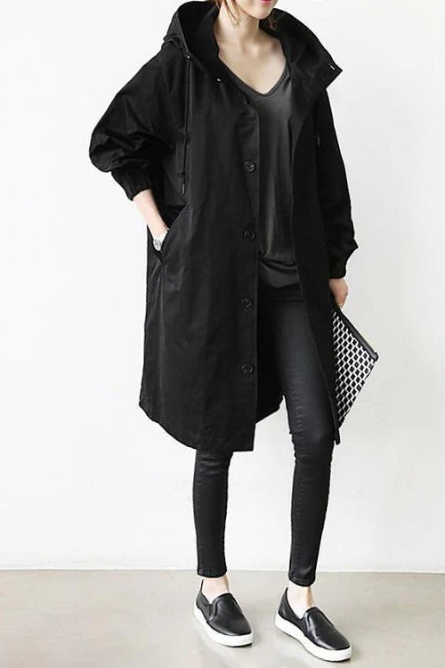 Women's Knit Dress with Soft Stretch and Discreet Pockets, Mid-Thigh Length