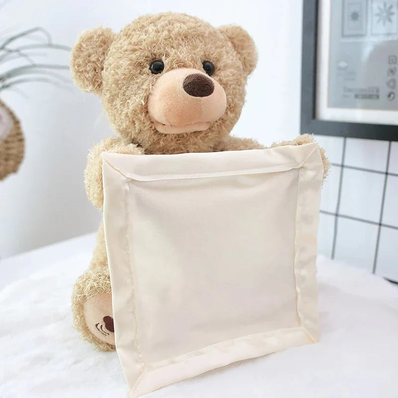 Tummy Time Toy with Peekaboo Motion and Soothing Music, Soft Plush for 3+ Months Zolana