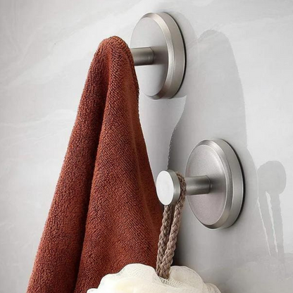 Suction Cup Hooks with Locking Lever and 15 lb Capacity for Glass, Tile, Metal