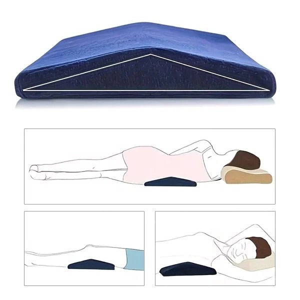 Lumbar Support Cushion with Breathable Mesh Cover and Supportive Foam, Removable Case Zolana