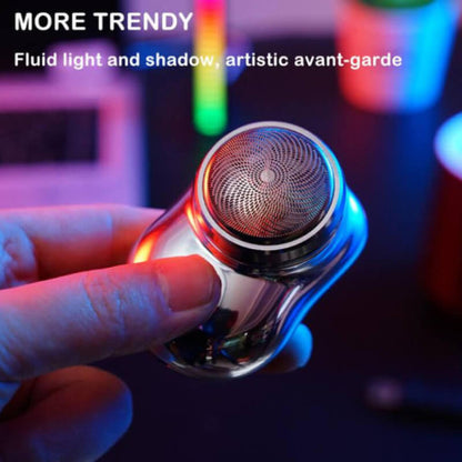 Portable Electric Shaver with Stainless Steel Foil and USB Charging, Wet Dry Travel Size
