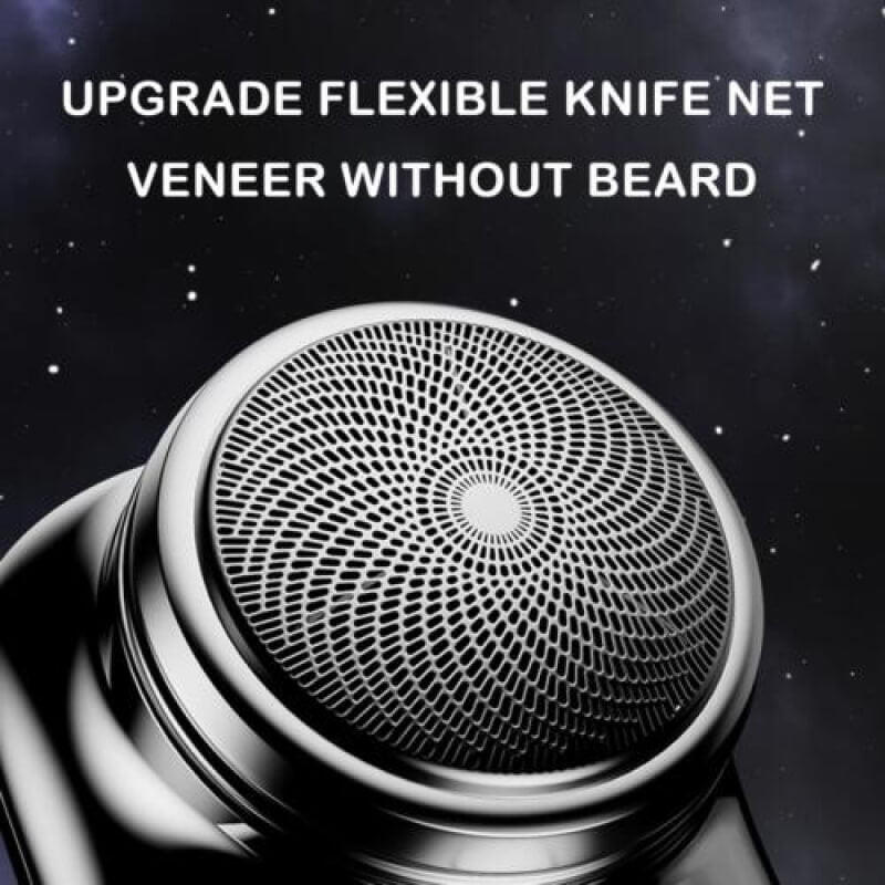 Portable Electric Shaver with Stainless Steel Foil and USB Charging, Wet Dry Travel Size
