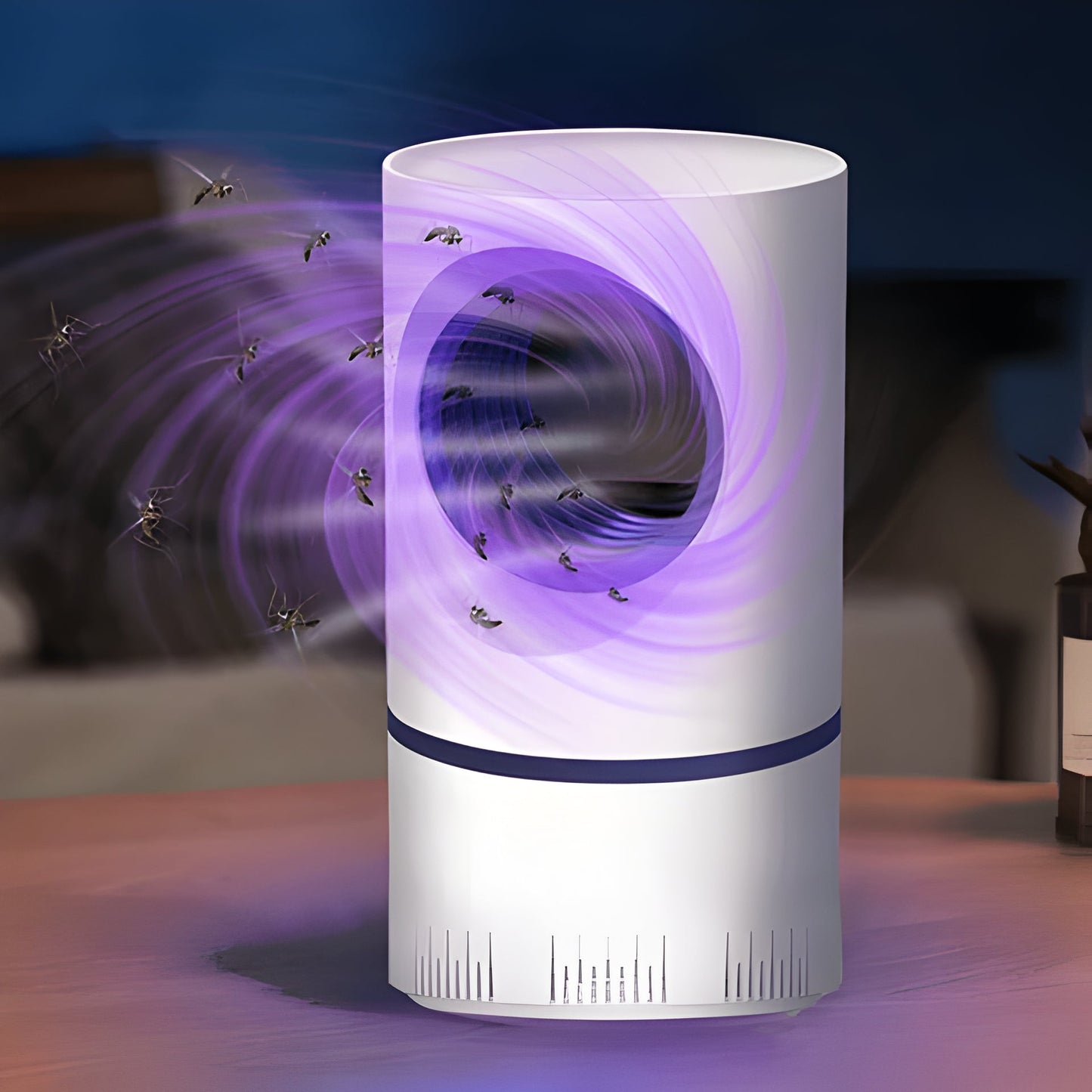 Mosquito Trap with LED Light Attraction and Quiet USB Fan, Removable Collection Tray Zolana