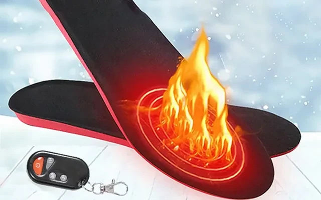 Heated Insoles with Wireless Remote and Adjustable Heat Modes, Rechargeable Zolana