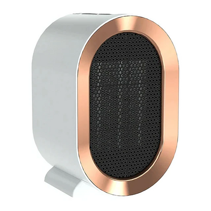 Portable Ceramic Space Heater with Adjustable Thermostat and Timer, Anti-Tilt Safety Zolana