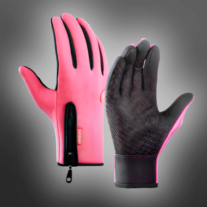 Insulated Winter Gloves with Water-Resistant Exterior and Touchscreen Fingertips