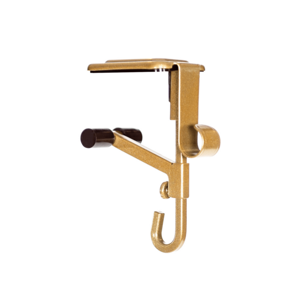 Stocking Hanger with Cantilever Grip and Dual Hooks, Fits 0.5-8.5in Mantels