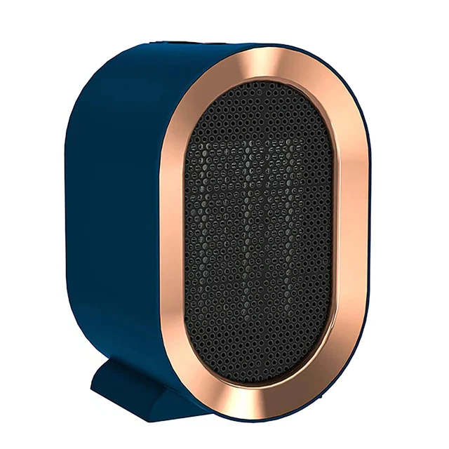 Portable Ceramic Space Heater with Adjustable Thermostat and Timer, Anti-Tilt Safety Zolana