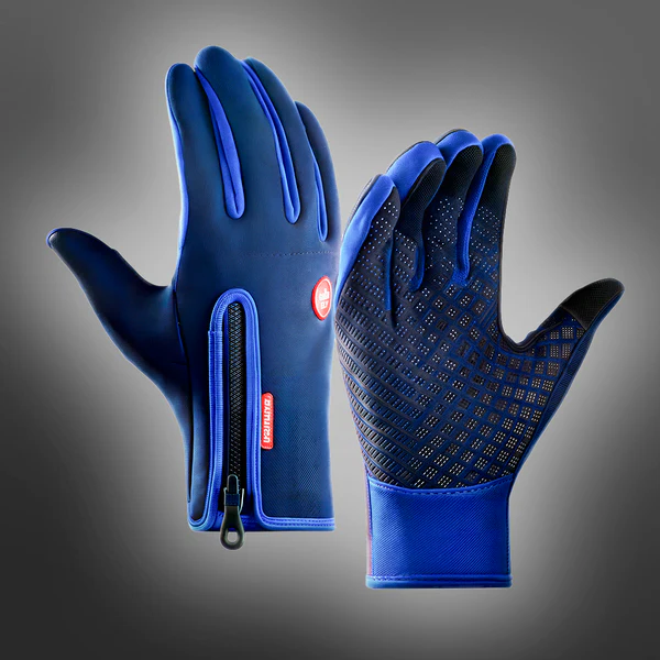 Insulated Winter Gloves with Water-Resistant Exterior and Touchscreen Fingertips