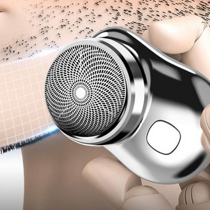 Portable Electric Shaver with Stainless Steel Foil and USB Charging, Wet Dry Travel Size