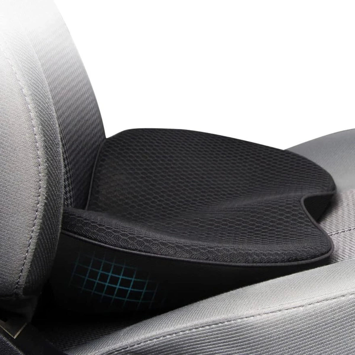 Seat Booster Cushion with Memory Foam and Airflow Cover, 3.5-Inch Lift for Adults Zolana