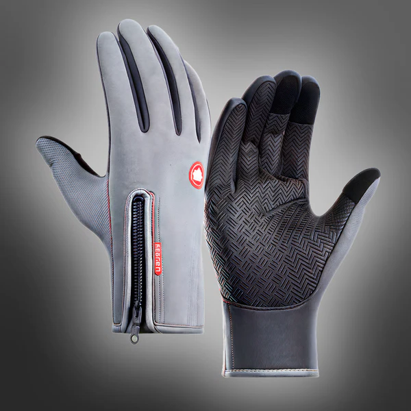 Waterproof Winter Gloves with Touchscreen Fingertips and Textured Grip, Adjustable Cuff Zolana