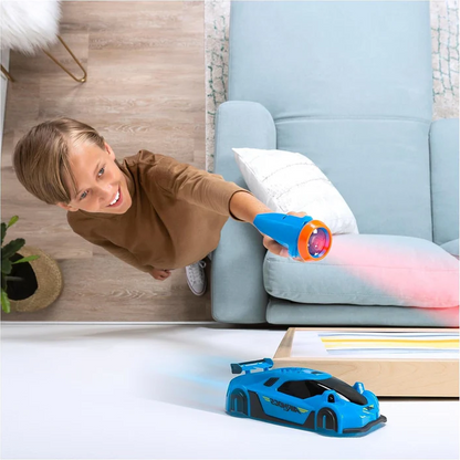 Wall Climbing Remote Control Car with Laser Guidance and LED Lights, USB Rechargeable Zolana