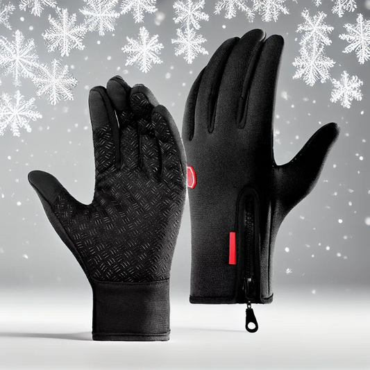 Thermal Gloves with Touchscreen Fingertips and Adjustable Wrist Strap, Water-Repellent