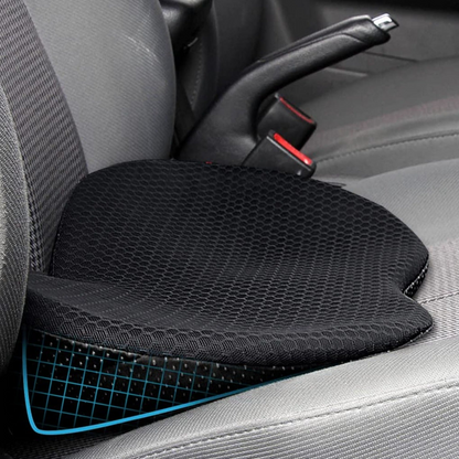 Car Seat Cushion with Memory Foam Support and Non-Slip Base, 3.5in Height Boost