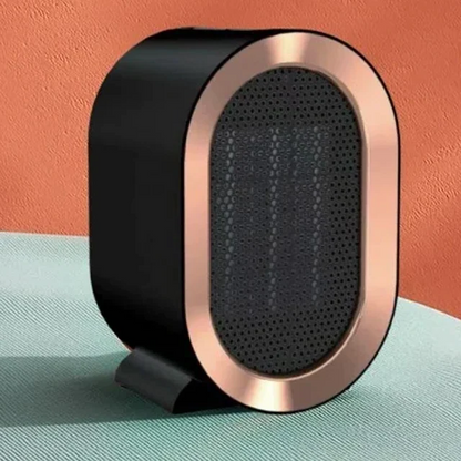 Portable Ceramic Space Heater with Adjustable Thermostat and Timer, Anti-Tilt Safety Zolana