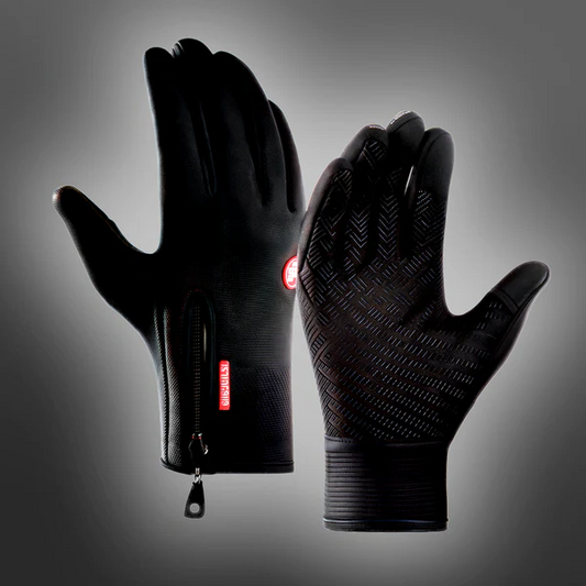 Insulated Winter Gloves with Water-Resistant Exterior and Touchscreen Fingertips