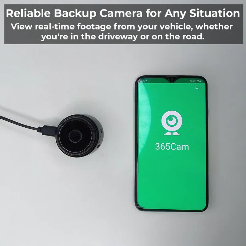 RV Backup Camera with Wireless Phone Link and Night Vision, Magnetic 360 Degree Mount