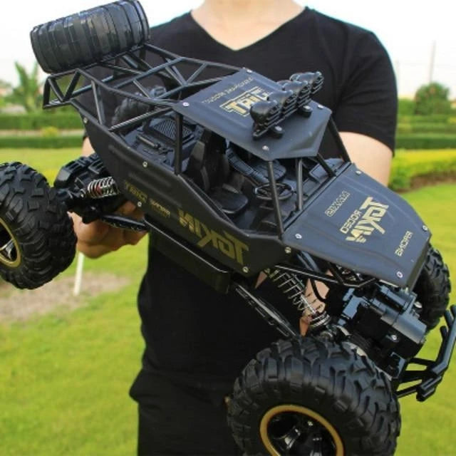 Remote Control Monster Truck with 4 GHz Remote and Shockproof Suspension, 30-Min Runtime Zolana
