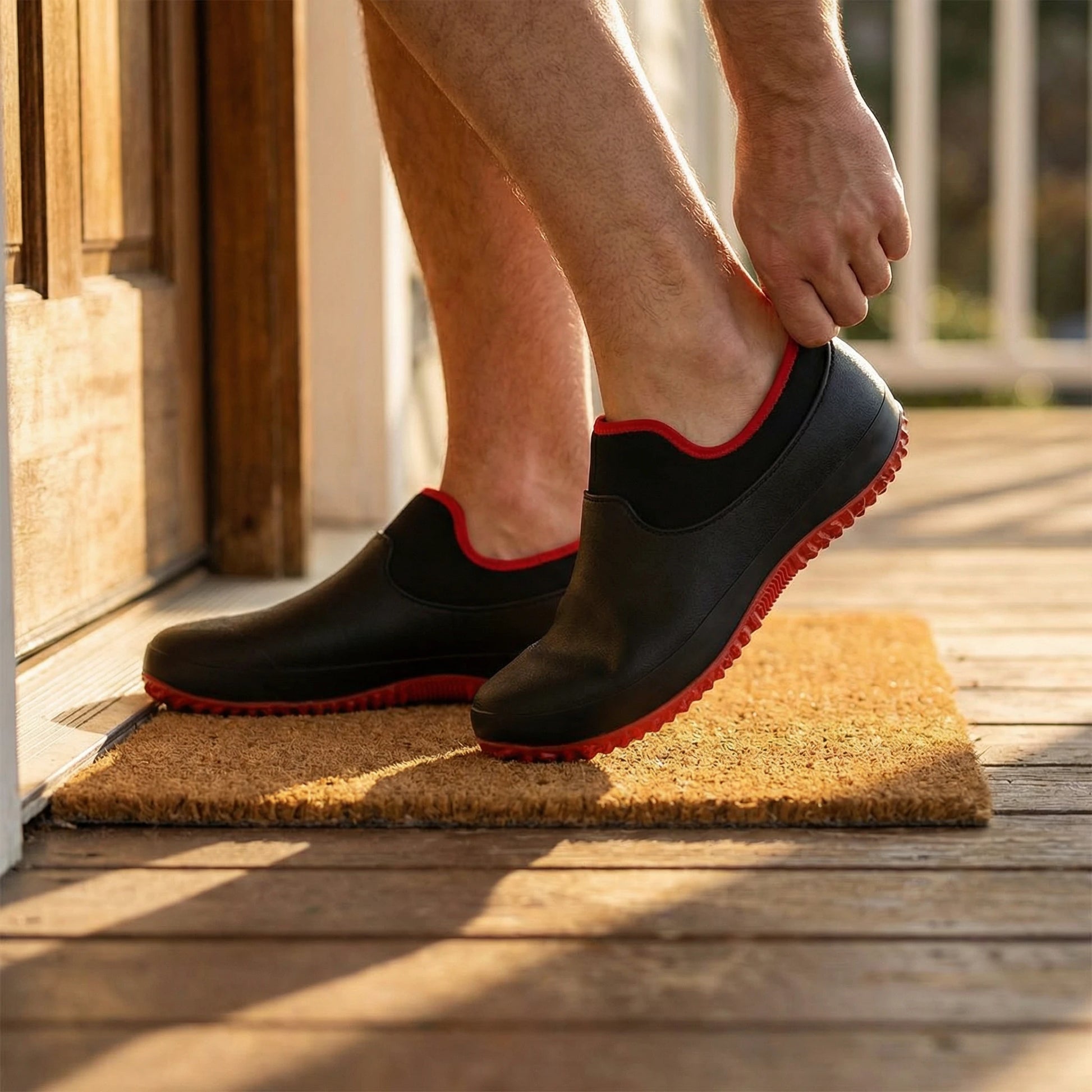 Slip-On Work Shoes with Water-Resistant Upper and Non-Slip Outsole, Cushioned Footbed Zolana