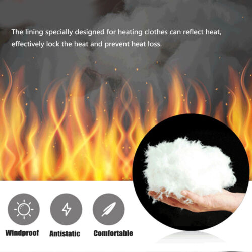 Heated Jacket with USB Charging and Unisex Fit, 3 Heat Settings