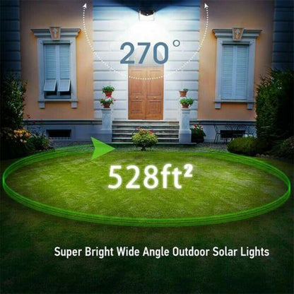 Solar Motion Light with Adaptive Brightness and Weather-Resistant Housing, 800 lm Output
