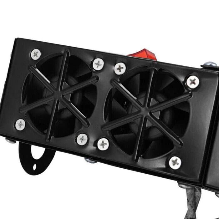 12V Car Heater with Dual Controls and Four Vent Outlets, 500W Cabin Defroster Zolana