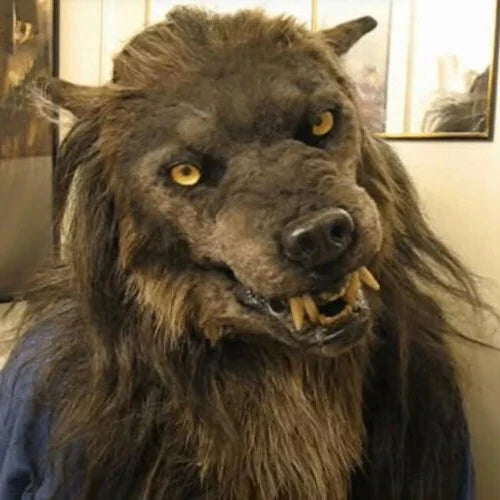Werewolf Mask with Hyper-Realistic Silicone and Adjustable Strap for Breathable Comfort